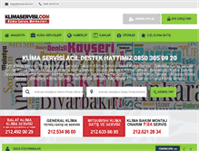 Tablet Screenshot of klimaservisi.com